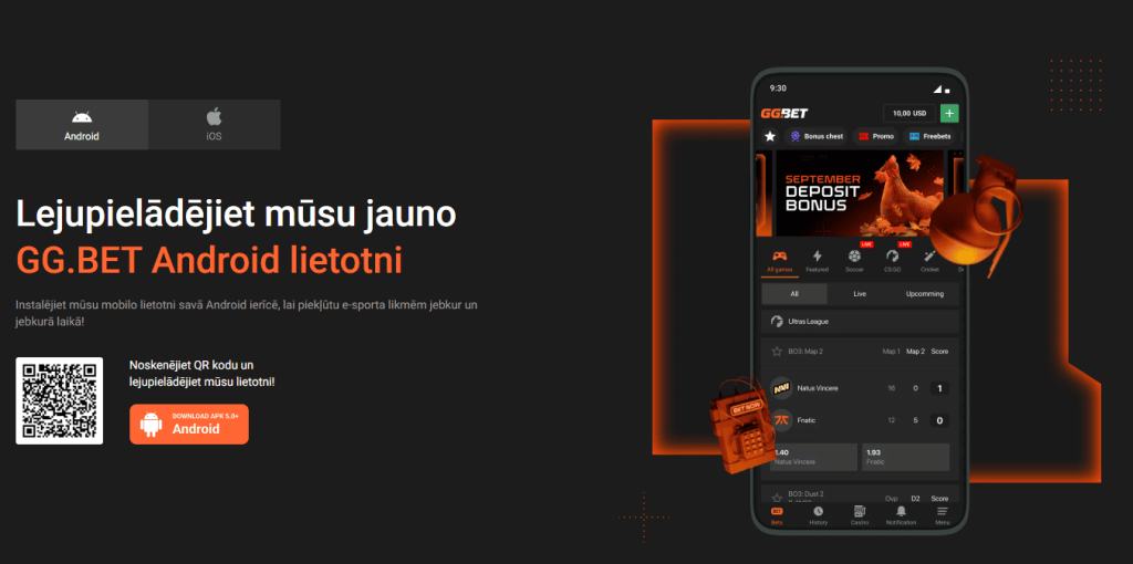 GGBet Lietotne android